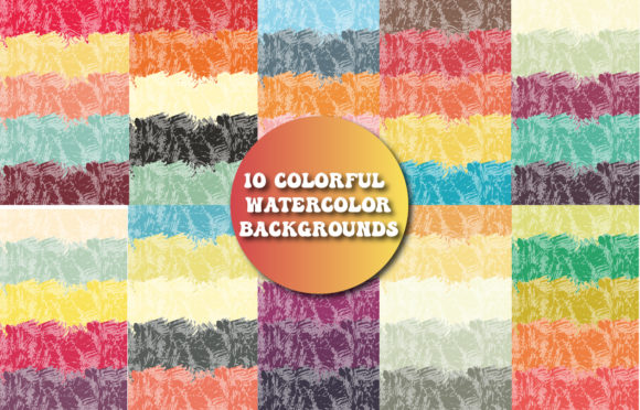 10 Colorful Watercolor Backgrounds for Your Creative Projects
