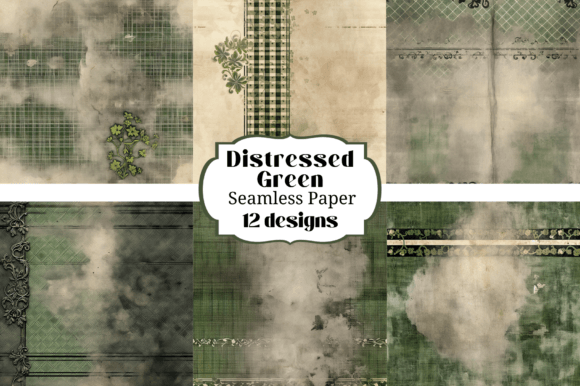 12 Distressed Green Grunge Backgrounds: Essential Texture