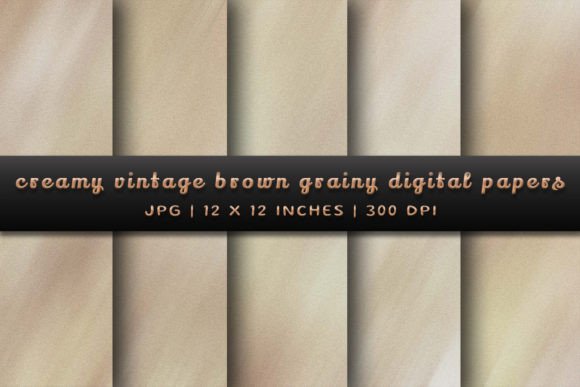 Creamy Vintage Brown Grainy Backgrounds for Timeless Design