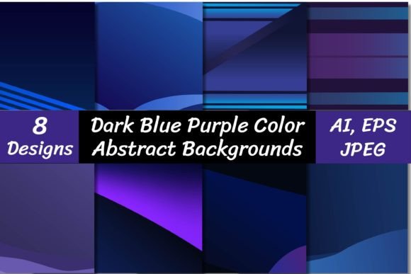 Deep Blue & Purple Backgrounds: Elevate Your Visual Projects