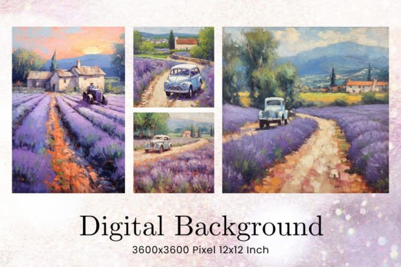 Designing with Nature: The Versatility of Lavender Fields Backgrounds