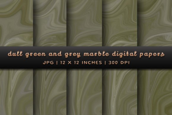 Dull Green and Grey Marble Backgrounds: Refined Digital Artistry