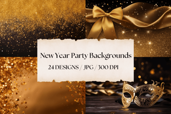 Essential New Year Party Backgrounds for Designers