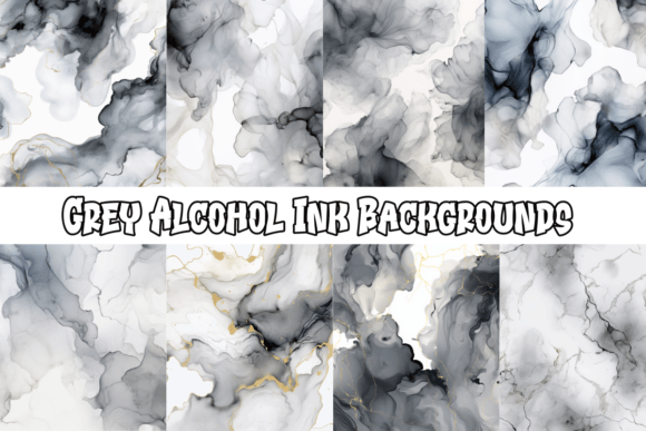 Grey Alcohol Ink Backgrounds: Elevate Your Designs