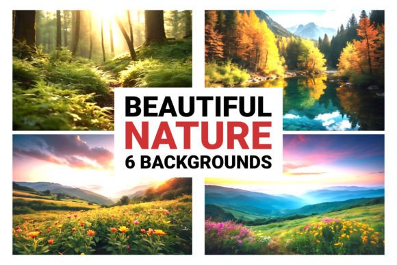 Stunning Nature Backgrounds for Creative Projects